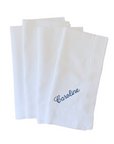 Dinner Napkins with Custom Embroidered Name
