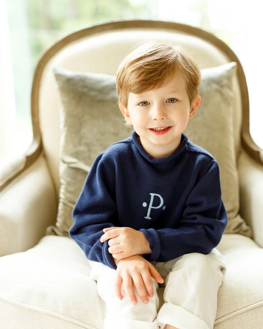 Children's Cotton Rollneck Sweater - Carolina Dandy