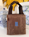 Monogram Waxed Canvas Beer Tote for Guys