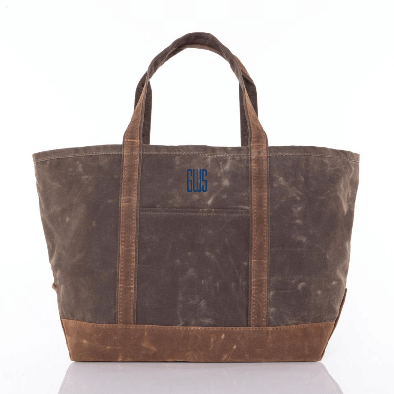 Waxed Canvas Large Boat Tote (2 color options)