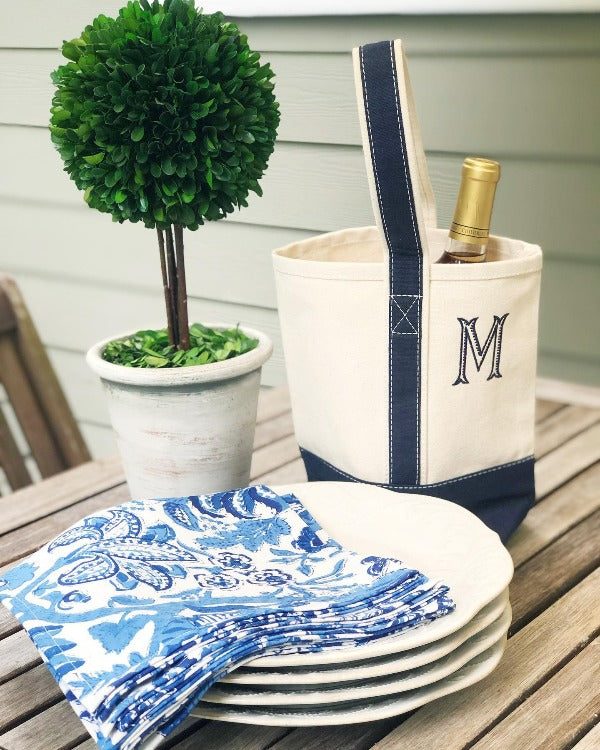 Monogram Wine Bag